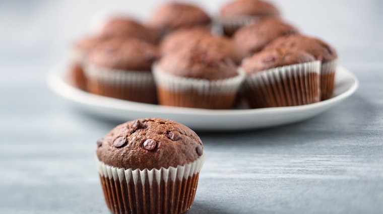 Špaldové muffiny s čokoládou