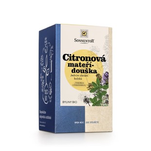 Čaj porcovaný - Citronová mateřídouška 18 g BIO SONNENTOR